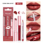 Matte Black Lipstick Set – Waterproof Velvet Liquid Lip Gloss & Lip Liner