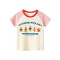 Short Sleeve Children Girl T-shirts Printed 2-8 Years Cotton Toddler Girl Tops Kids Baby Girl Tees Clothes