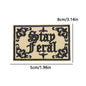 Letter Embroidered Patch Cartoon/Personality Letter Slogan Patch Iron On Patches For Clothing thermoadhesive Patches Sew Badges