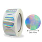 500pcs Rainbow Laser Thank You Stickers 1inch Small Business Stickers Adhesive Labels for Boutiques Wrapping Supplies