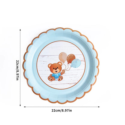 Cute Bear Disposable Party Tableware   Supplies