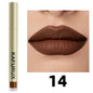 20 colors sexy long lasting velvet matte lip gloss liquid lipstick lip makeup red pink brown nonstick cup waterproof lip glaze