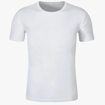 Men's Casual T-shirts Quick Dry Breathable Round Neck Short Sleeve Elastic