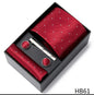 Men's  Tie Pocket Squares Necktie Box Set