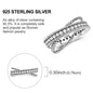 Rings Original 925 Sterling Silver Rings Simple Zircon Heart Ring For Wedding Valentine's Day Women Ring Jewelry Gift