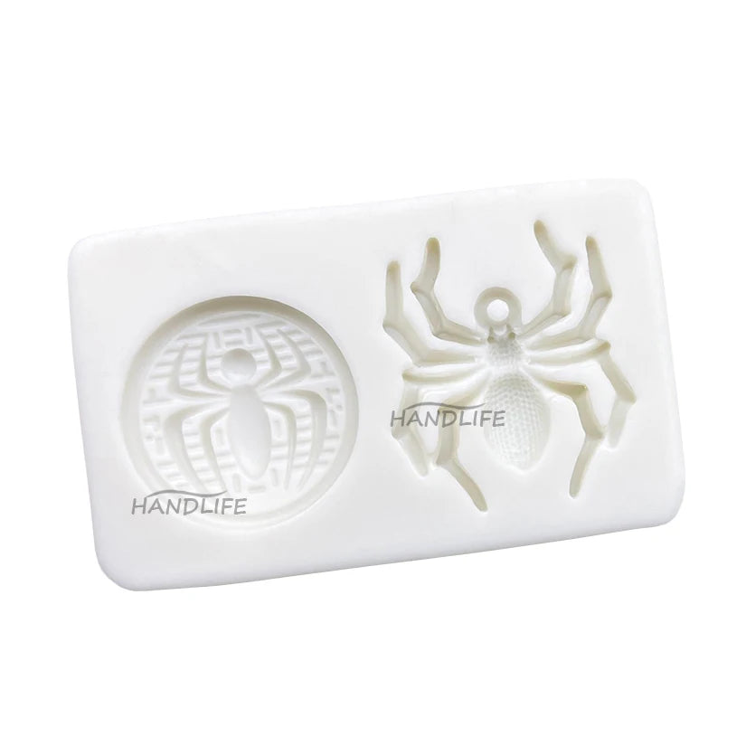 Spider Silicone Cake Mold – Halloween Fondant, Chocolate & Resin Baking Decoration Tool