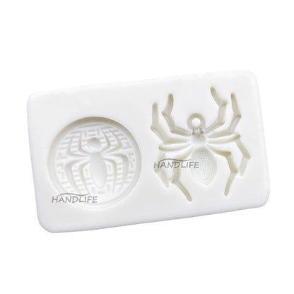 Spider Silicone Cake Mold – Halloween Fondant, Chocolate & Resin Baking Decoration Tool