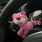 Cute Car Wiper Plush Ornaments – Capybara, Panda & Cat Turn‑Signal Switch Decorations