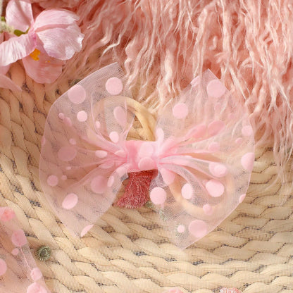 Newborn Baby Girl Photoshoot Outfit: Pink Polka Dot Romper with Bow Headband, Ideal for 1-Month Infant Photography Props