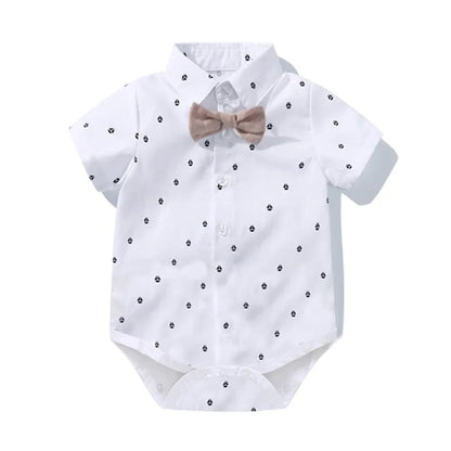 Kids Boys Formal Party Outfits Clothes Set Wedding Birthday Toddler Boy Gentleman Handsome Children Elegant Suit 1 2 3 4 5 Years