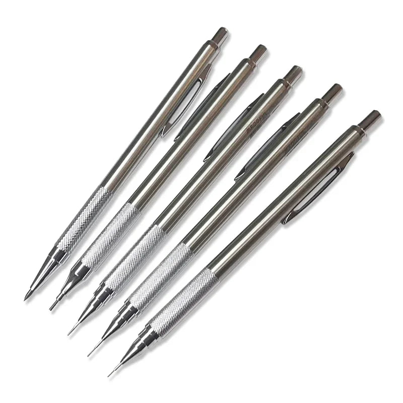 Metal Automatic Mechanical Pencil 5/0.7/0.9/1.3/2.0mm