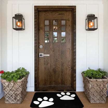 Personalized Paw Prints Dog Doormat Mat Anti-Slip Animal Kitchen Bath Balcony Rug Carpet 40*60cm