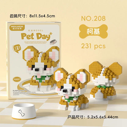 Animal Mini Building Blocks Set – Small Particle DIY Assembly Bricks for Kids Ages 10–12, Educational Birthday Toy