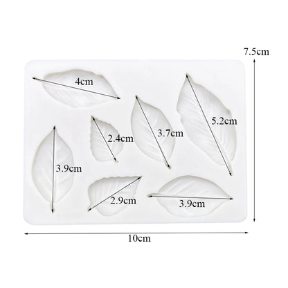 Leaf Silicone Mold Sugarcraft Chocolate Cupcake Baking Mold Fondant Cake Decorating Tools