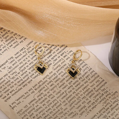 Women's Pendants Hanging Earrings Gold Color