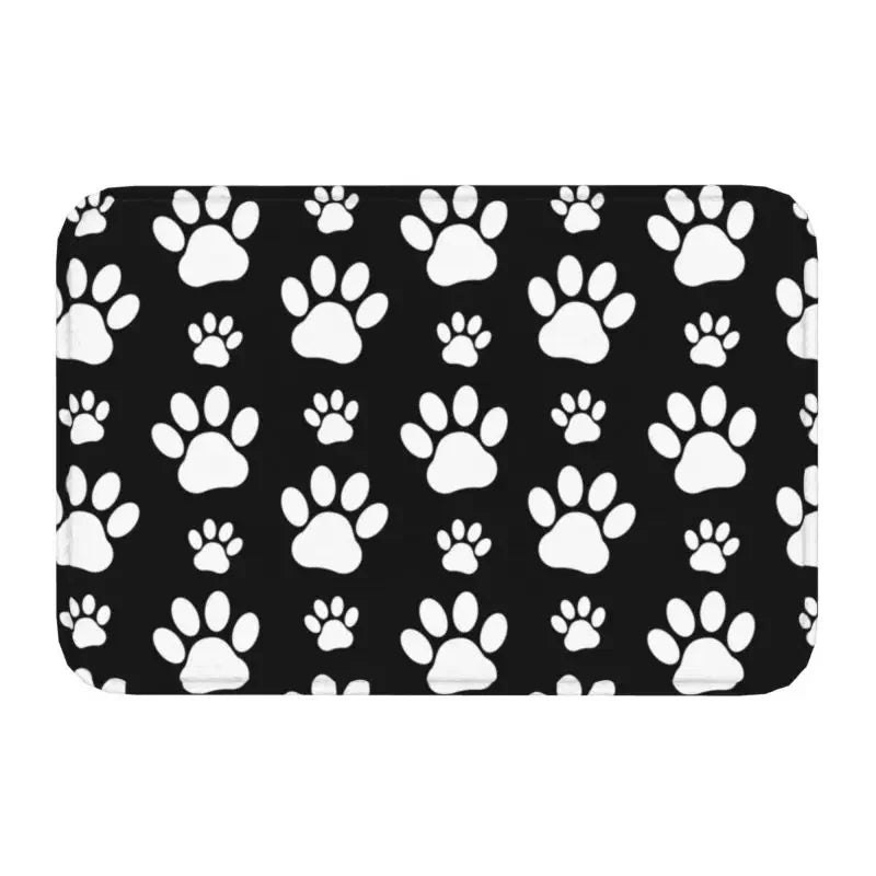 Personalized Paw Prints Dog Doormat Mat Anti-Slip Animal Kitchen Bath Balcony Rug Carpet 40*60cm