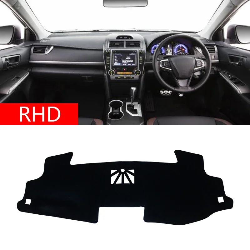 For Toyota Camry 50 XV50 2012~2017 Car Center Console Dashboard Cover Kit Sun Shade Anti-UV Pad Sun-proof Carpet Mat Accessories