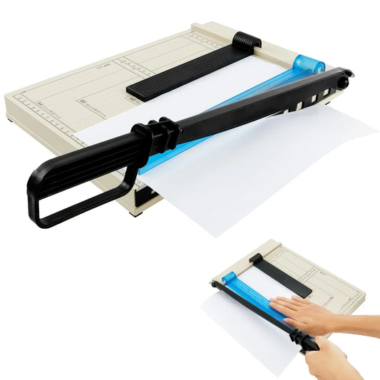 A4 To B7 Paper Cutter Tool Metal Blade Machine 12inch Multi-function Paper Trimming Knife Manual Crafting Office Supplies