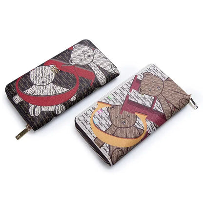 Ladies Fashion Small Wallet Pure Color Design High Quality