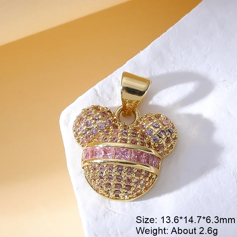 Handmade Luxury Pendant 18K Real Gold-Plated Charms