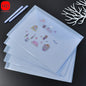 5pcs Plastic Transparent Document Storage Folder  Bag 16C -A4 Paper Size