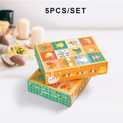 Easter Surprise Eggs Blind Box 5/10PCS 12 Grids Interactive Toys Kids Party Favors Fillable Candy Gifts Egg Hunt Decor