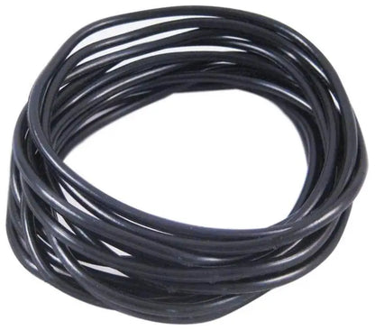 10 Pcs In 1 Bag  Black Silicone Rope Bracelets For Men Women Charm Simple Casual Punk Rock Unisex Bracelet Bangles Jewelry
