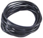 10 Pcs In 1 Bag  Black Silicone Rope Bracelets For Men Women Charm Simple Casual Punk Rock Unisex Bracelet Bangles Jewelry