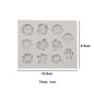 Silicone World DIY Rose Flowers Petal Silicone Mold Cake Baking Decoration Fudge Chocolate Mold Handmade Soap Tools