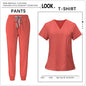 Hot Sale Clinic Workwear Unisex Medical Nurse Scrub Set Clinical Uniform Men Women Beauty Salon Costume Doctor Nursing Top Pants