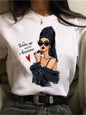Maycaur Hot Sales Printed Female Tshirt Women Fashion Graphic Printed T-Shirt Harajuku Korean Style Short Sleeves Clothes Female
