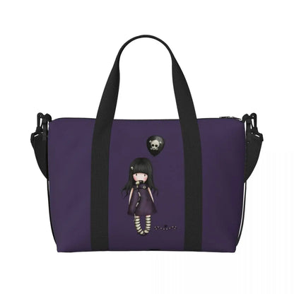 Santoro Gorjuss Large Beach & Travel Tote – Women’s Yoga, Gym, Shopping Shoulder Duffle Bag