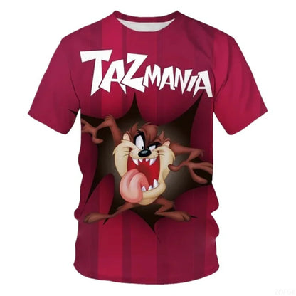 Men's 3D Printed T-Shirt | Summer Short Sleeve with Fashionable Cartoon Graphics Personalized