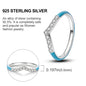 925 Sterling Silver Ring – Colorful Cubic Zirconia Women’s Wedding & Engagement Jewelry