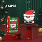 Christmas Micro Building Block Series Santa Claus Reindeer Puzzle Assembling Bricks Table Decoration