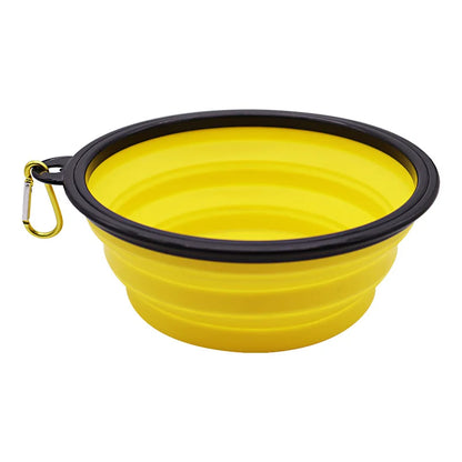 Pet Portable Collapsible Silicone Water Bowl