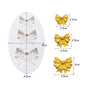 Bow Bowknot Silicone Cake Baking Mold Sugarcraft Chocolate Cupcake Resin Tools Fondant Decorating Tools