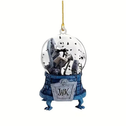 The Nightmare Before Christmas Sally Jack Christmas Tree Decoration Acrylic Hanging Pendant Toys All Saints' Day Decor Gift