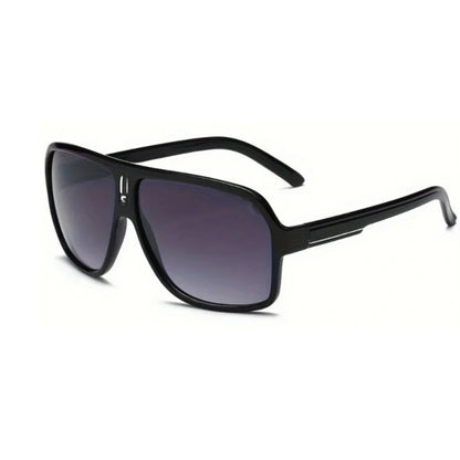 Men's Vintage-Inspired Glasses with Large Curved Frames