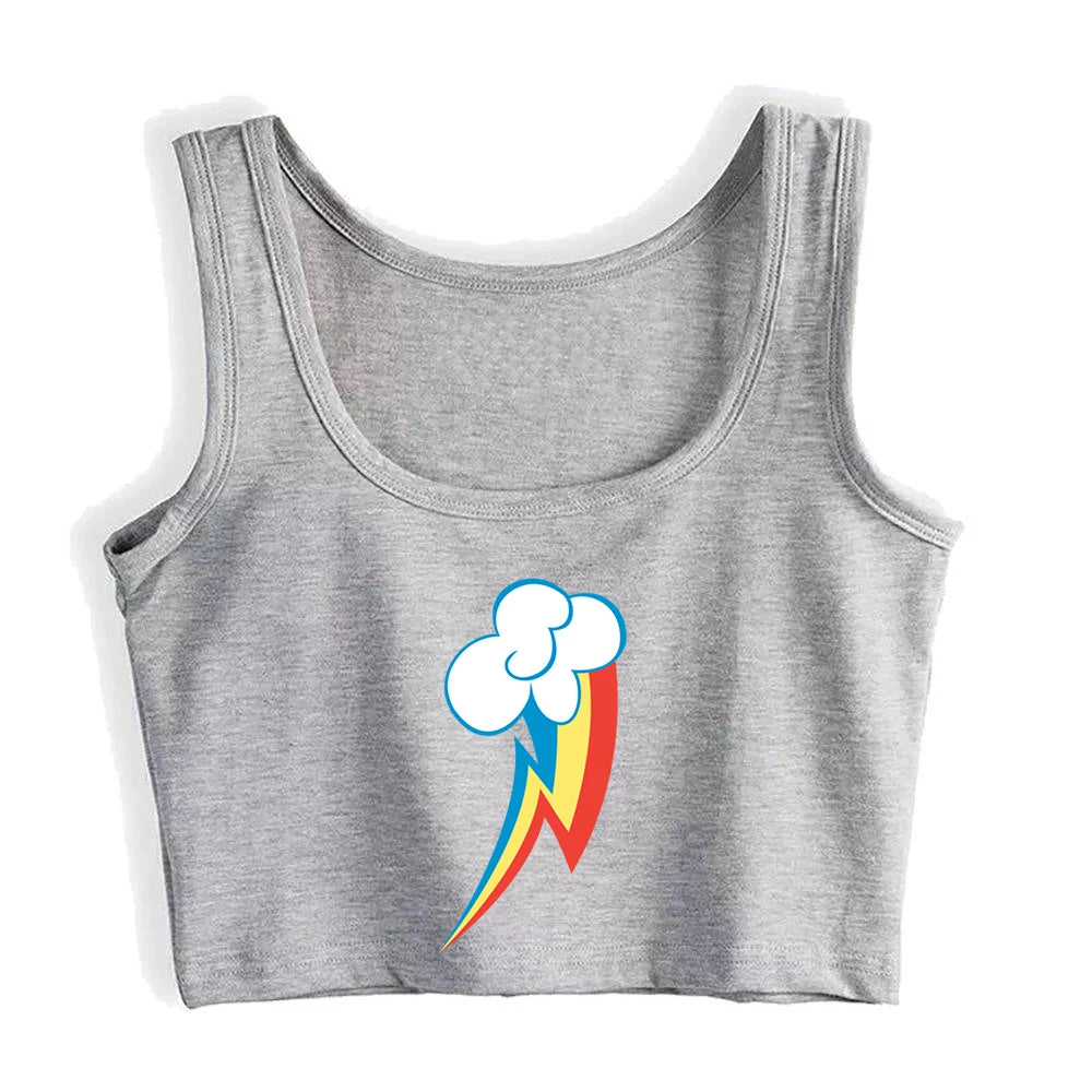 Rainbow Dash Crop Top