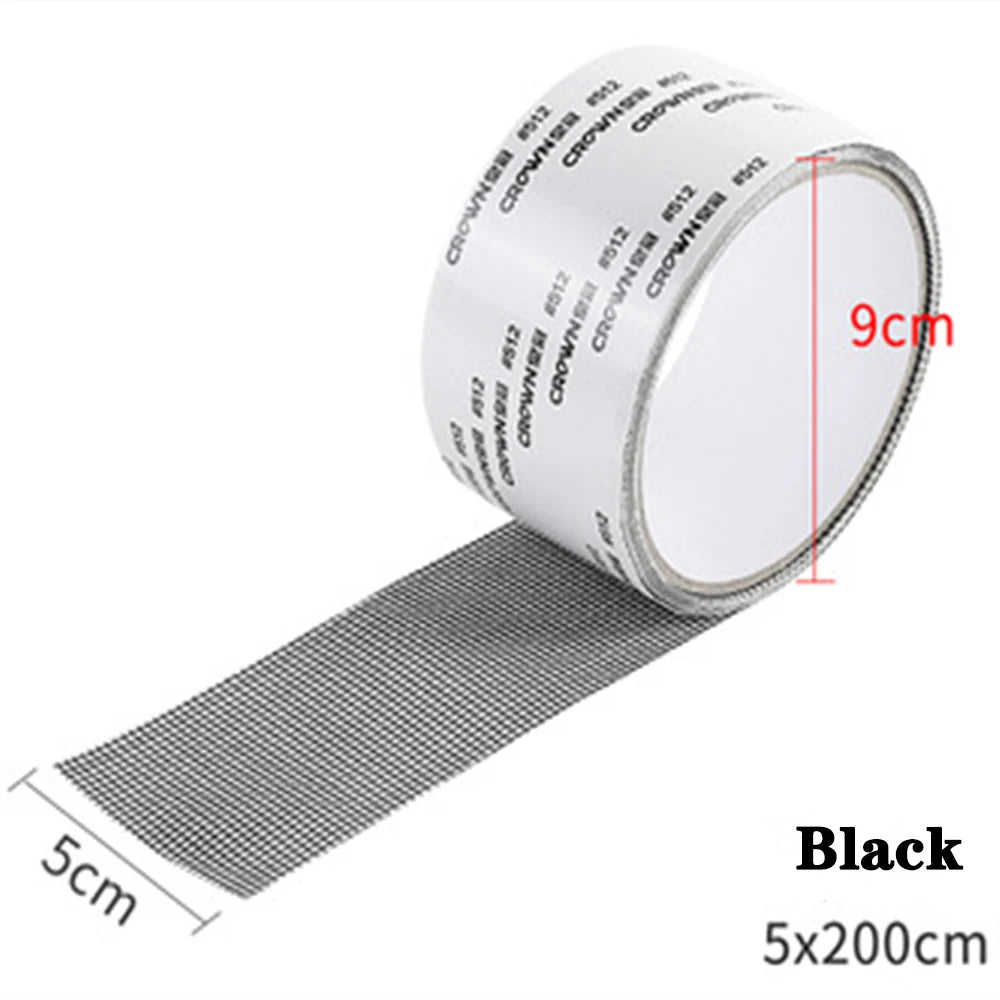 Waterproof Window Screen Repair Tape – Self‑Adhesive Anti‑Insect Mesh Patch