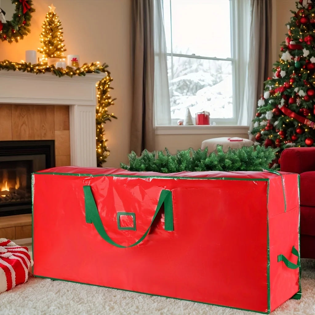 9ft Extra-Large Christmas Tree Storage Bag - Waterproof Durable PVC With Dual Zipper & Sturdy Handles | 24-hour Shipping