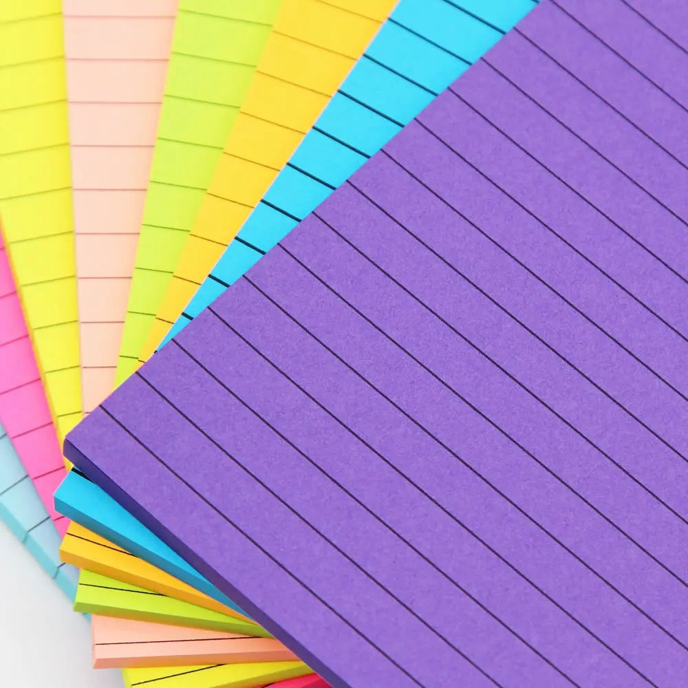 45 Sheets/Pad Scribed Notepad Post  Sticky Notes 8 Colors