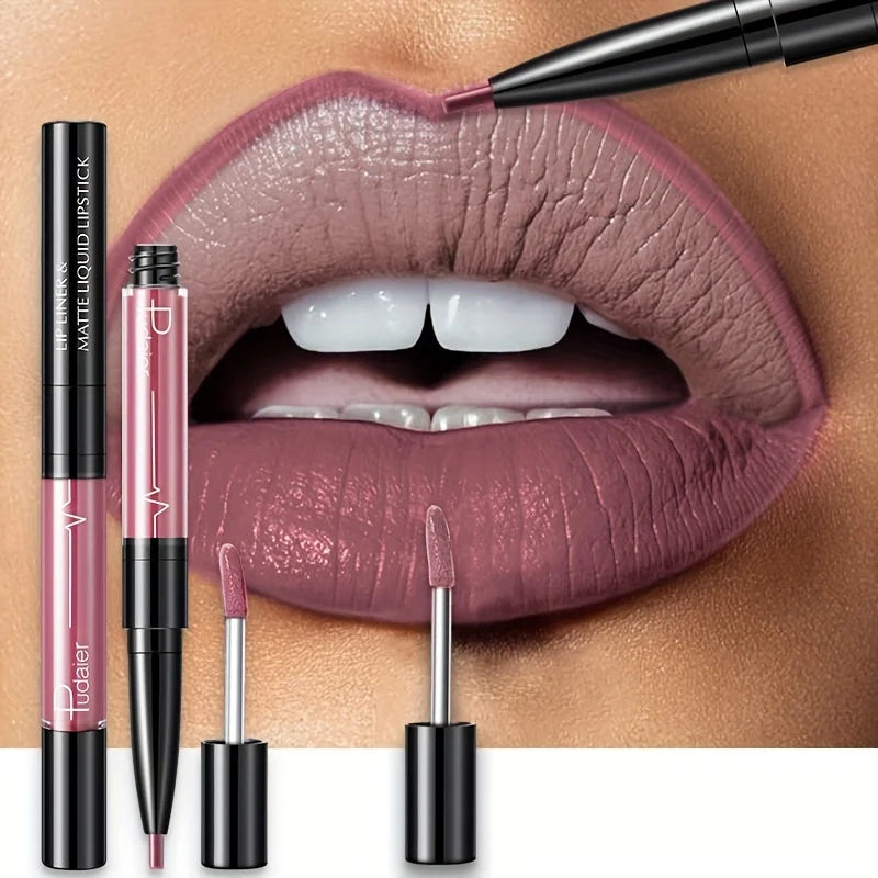 Ultra-Precise Waterproof Lip Liner with High Pigment, Smooth, Sweatproof, Long-Lasting Wear