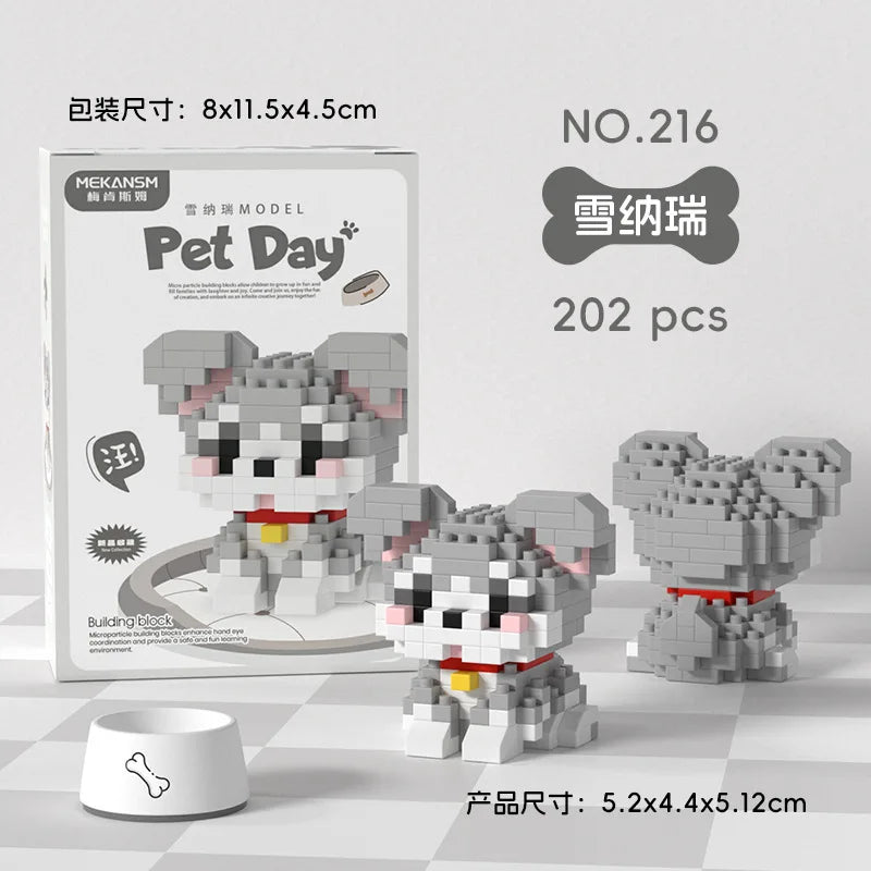 Animal Mini Building Blocks Set – Small Particle DIY Assembly Bricks for Kids Ages 10–12, Educational Birthday Toy