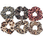 10/6 Accessories Scrunchies Hair Scrunchy Women Velvet Solid Leopard Tie Dye Ponytail Holder Headwear Elastic Ties Bands Set