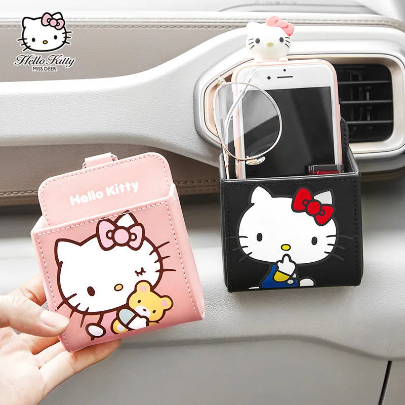 Hello Kitty Car Decor Accessories Storage Box