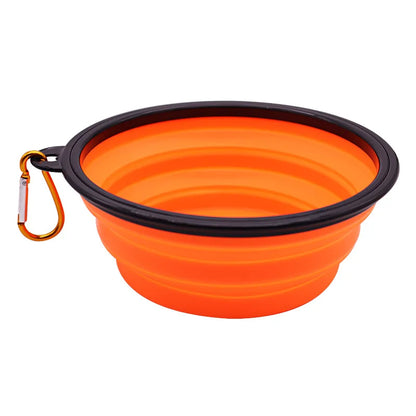 Pet Portable Collapsible Silicone Water Bowl