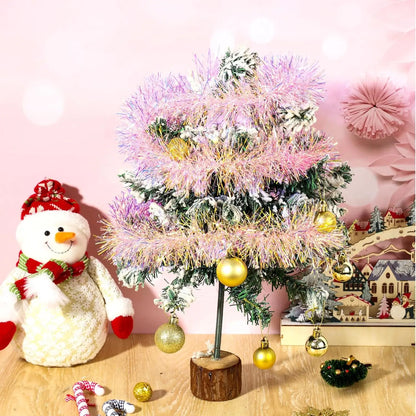 78.7inch Pink Tinsel Garland Shiny Metallic Glitter Party Decoration for Christmas Valentine Wedding Birthday Holiday Home Decor