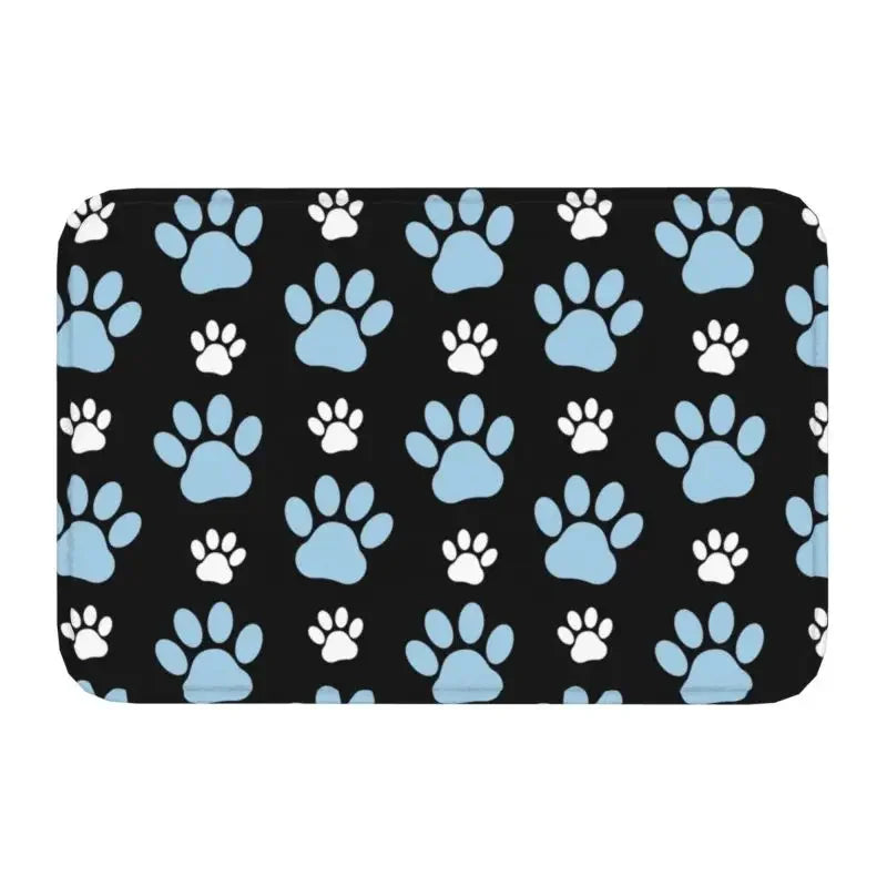 Personalized Paw Prints Dog Doormat Mat Anti-Slip Animal Kitchen Bath Balcony Rug Carpet 40*60cm